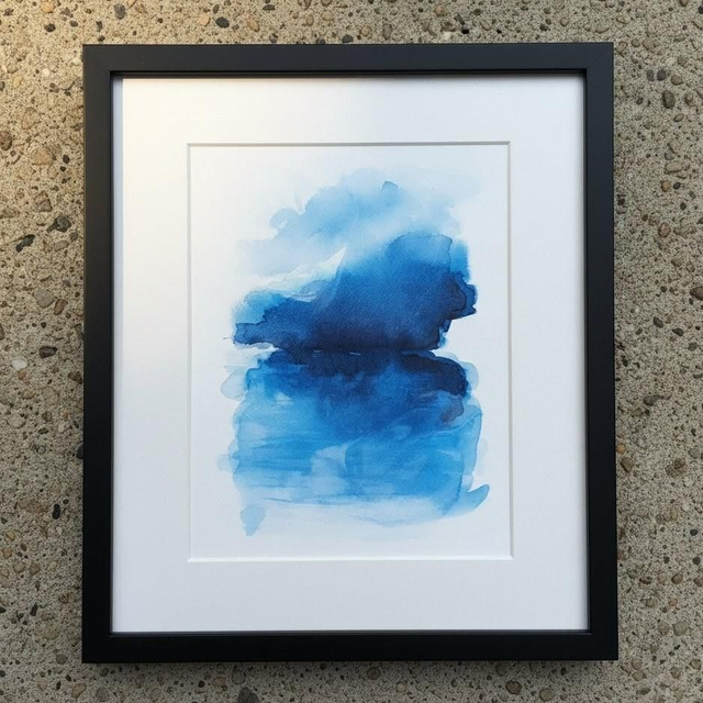 Aquarelle medium - Crepuscule BLEU