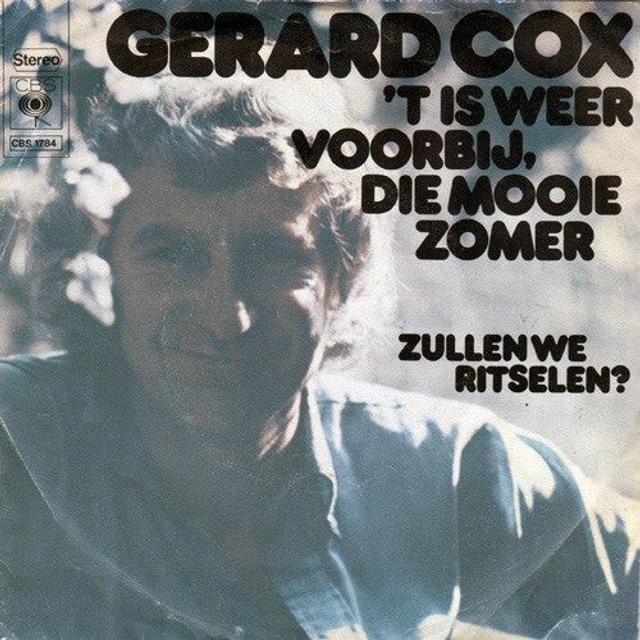 Gerard Cox - &#039;t Is Weer Voorbij, Die Mooie Zomer