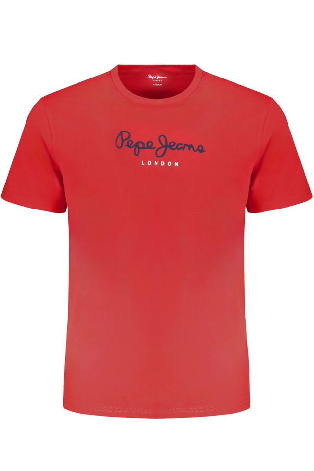 PEPE JEANS T-SHIRT MANICHE CORTE UOMO ROSSO