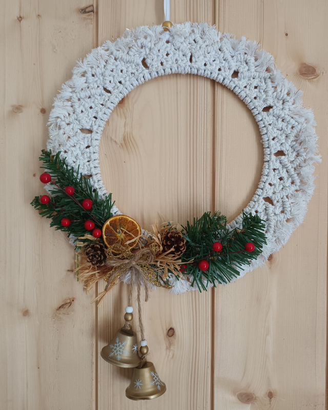 Couronne en macramé