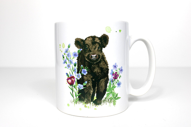 Highland Cow 10oz Ceramic Mug