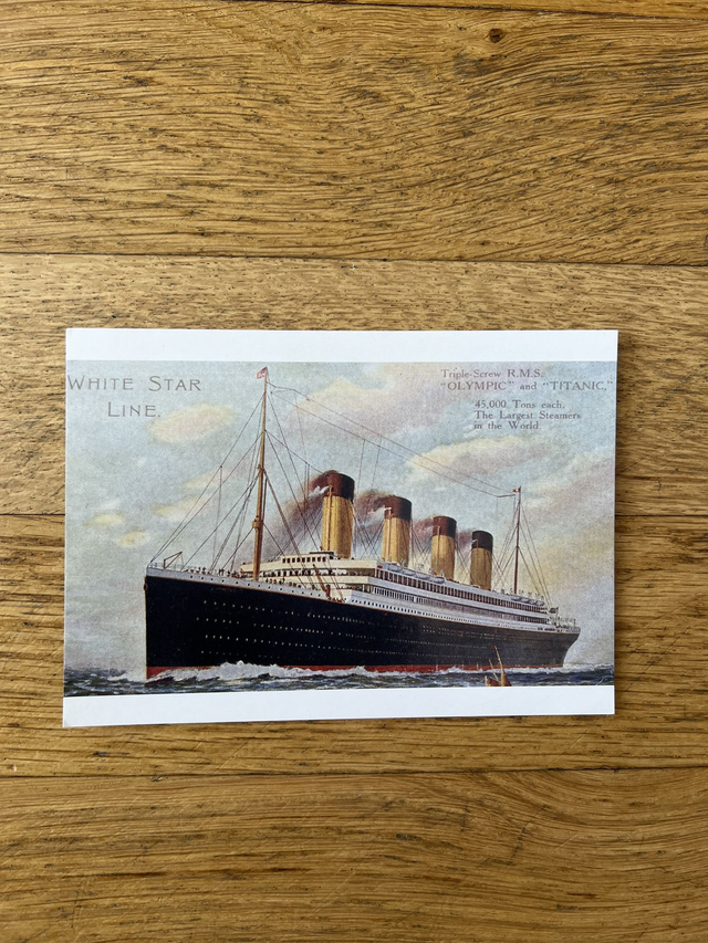 le titanic en navigation