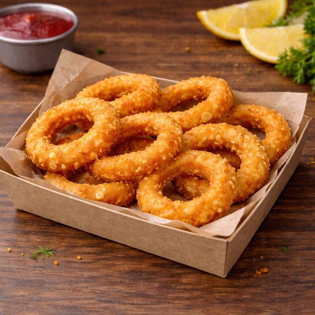9. Onion Rings 8Pcs