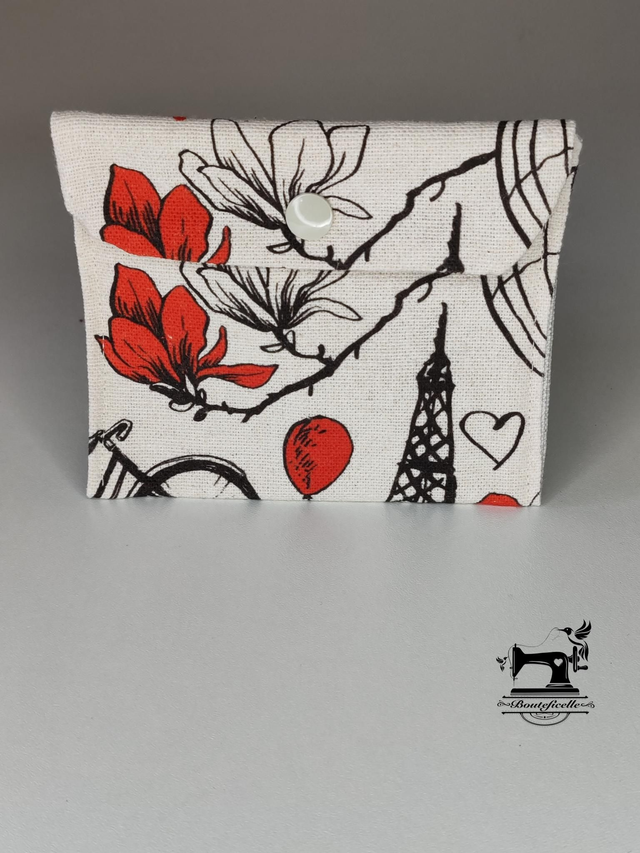 Pochette imperméable &quot;LOVE PARIS LIN&quot;