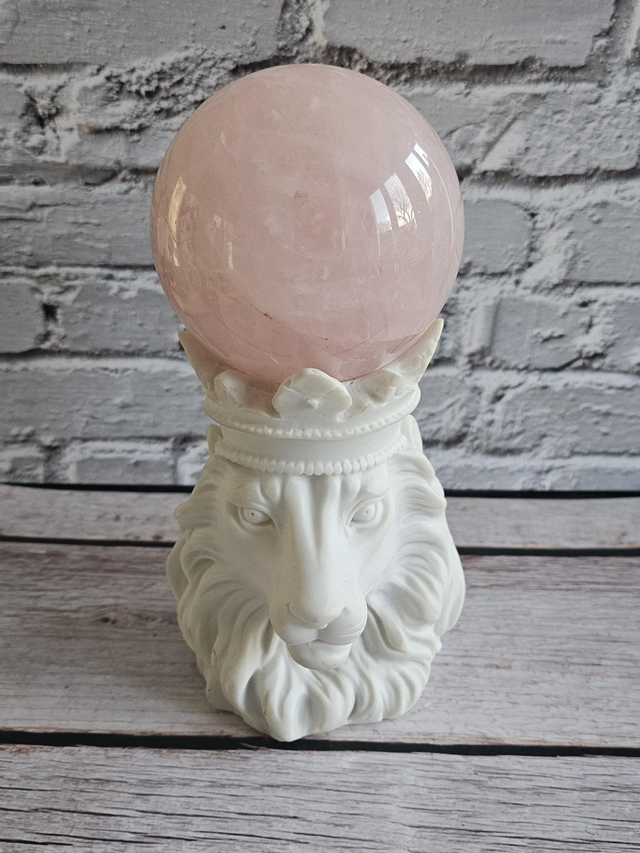 Sphère en Quartz rose – 463 g – Ø 7 cm