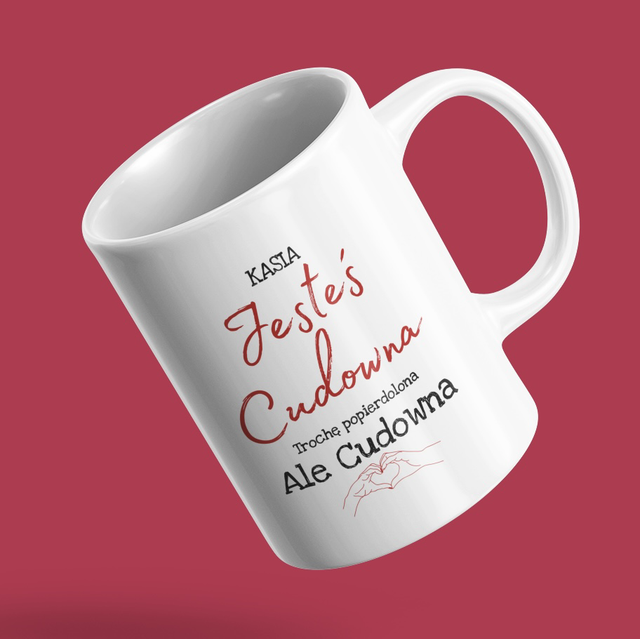 Jesteś Cudowna 330 ml (Personalizowane imię)