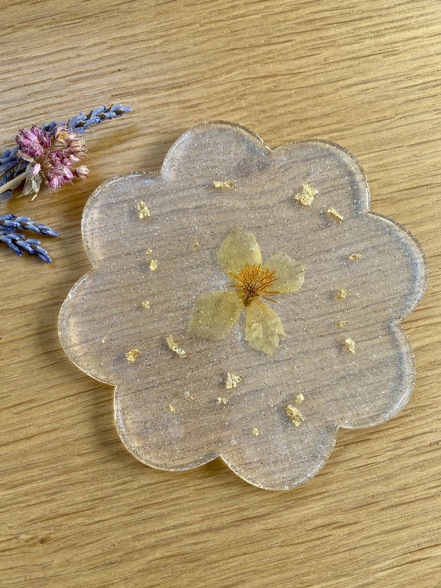 Sous verre fleur - pavot de Californie