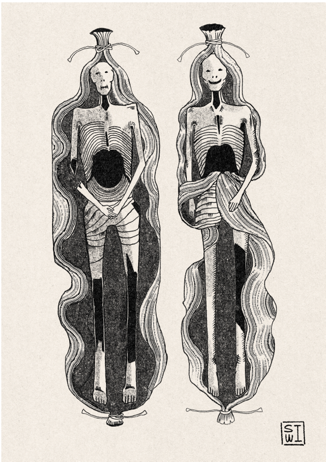 Cadaver Stone Art Print