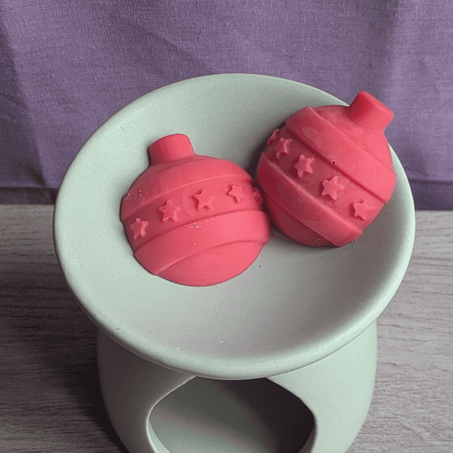 Boule de noël - lots de 2 fondants parfumées