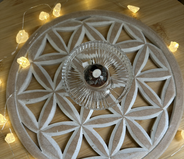 Orgon’it n*28 (taille moyenne) Tourmaline œil de chat 432 Hz