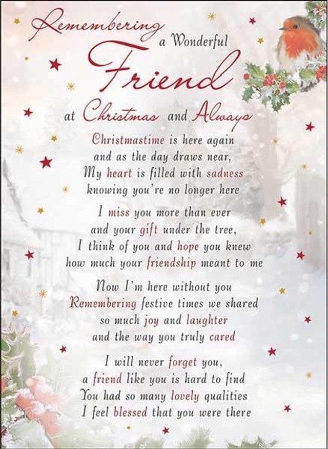 Christmas Verse Graveside, Memorial, Funeral, Remembrance, Cemetery Cards.