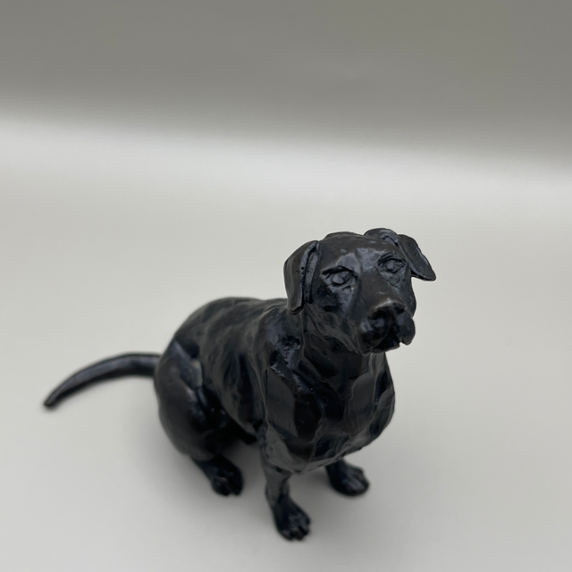 Nelson &amp; Forbes Bronze – Seated Labrador by Sue Maclaurin – Limited Edition 22 / 250