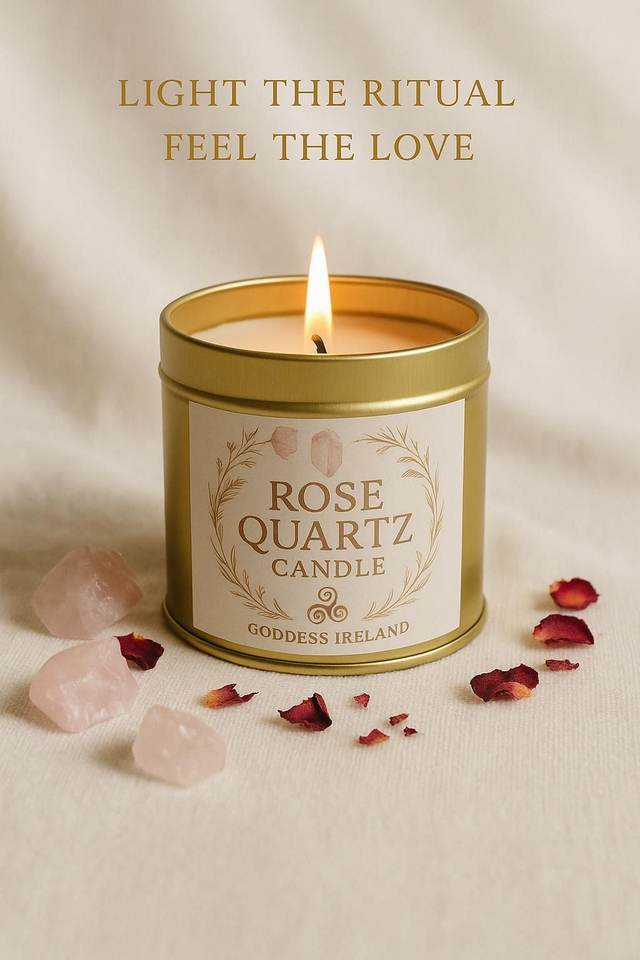 Rose Quartz Candle