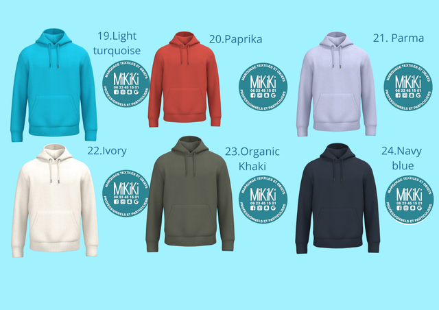 NS401 - Sweat-shirt écoresponsable à capuche unisexe