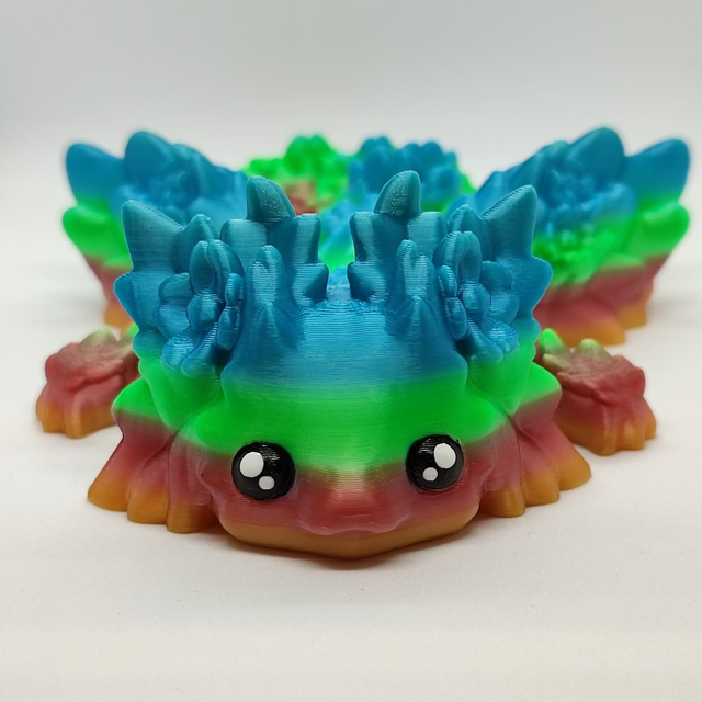 Kosha Dragon 3D Printed, Fantasy 3D Printed Dragon Collectible, Dragon Model 3D Print