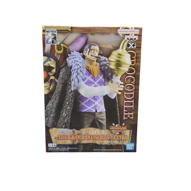 Figura Bandai - One Piece DXF Grandline - Extra Crocodile / 25 Aniversary