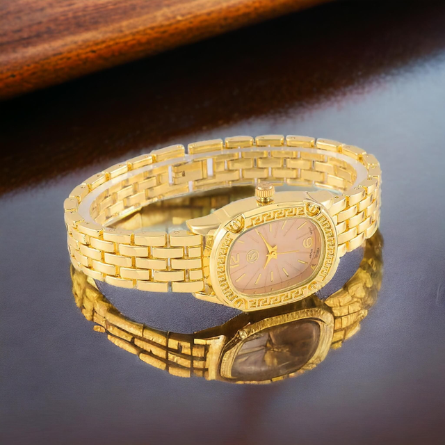 Beautiful Water-resistant Gold Plated Watch.