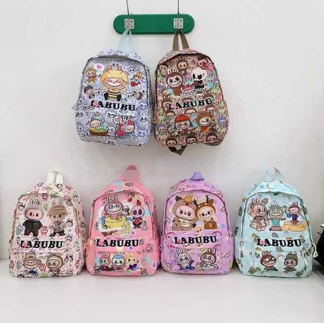 Sac a dos enfants rose claire 