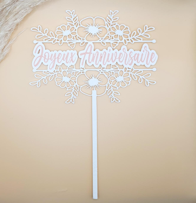 Décoration pour gâteau d'anniversaire