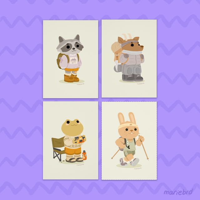 Little Hikers | Prints A6