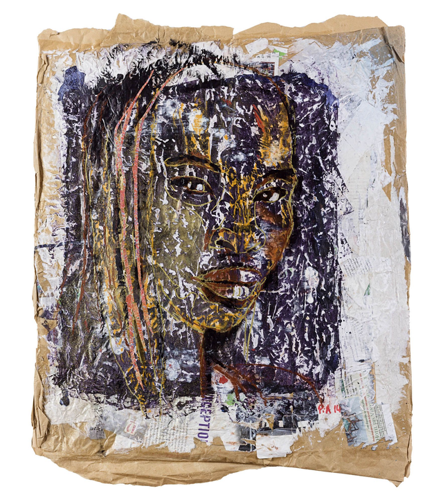 La mèche rouge - Digigraphie