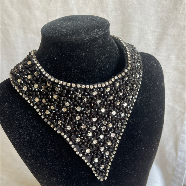 Kragenschmuck Besticktes Cache Coer Collier 