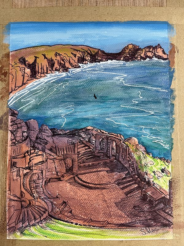 Morning at the Minack