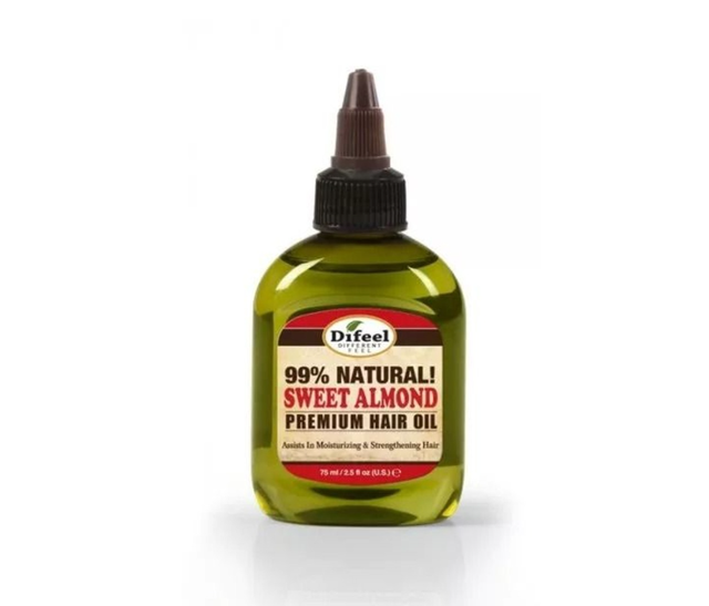 Difeel: Premium Hair Oil - Sweet Almond Oil 75ml