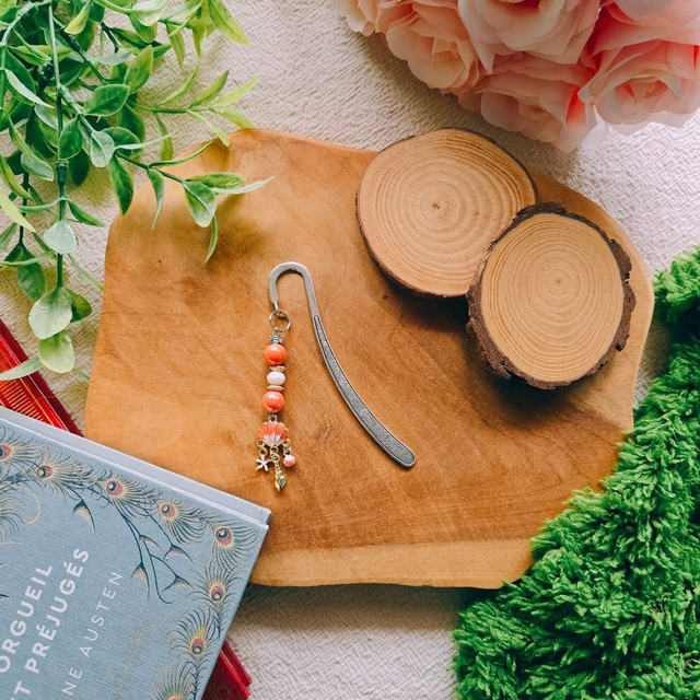 Marque-pages Coquillage Orangé