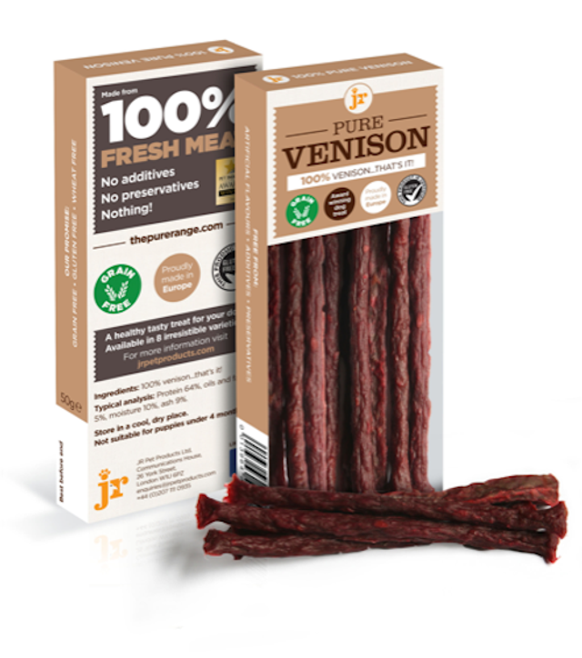 JR PET PURE VENISON STICKS