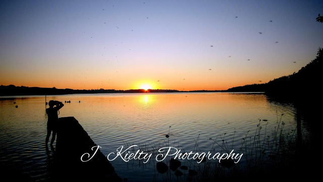 After Sundown at Lough Lene, County Westmeath. 