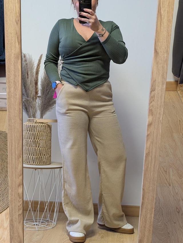 Pantalon velours Aron beige TU 36/42