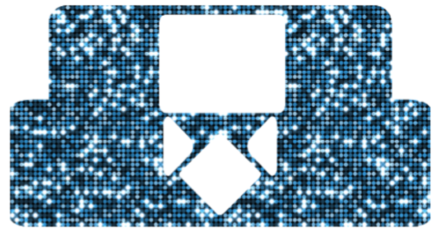 Medtronic Decal Blue Sparkle