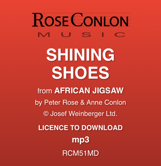 SHINING SHOES  (from African Jigsaw by Peter Rose &amp; Anne Conlon)