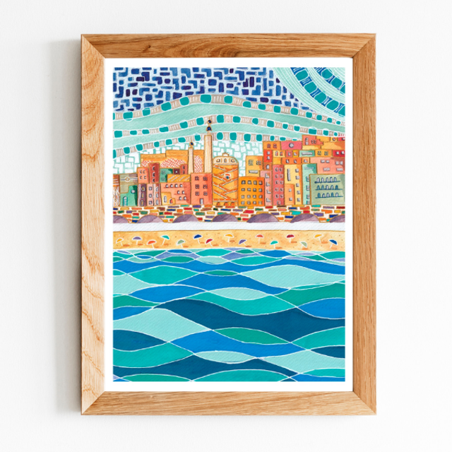 Menton - Artprint