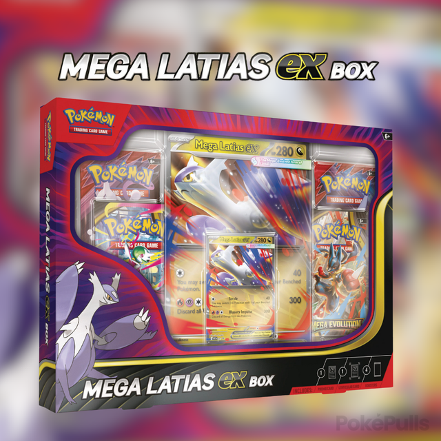 Pokémon TCG: Mega Latias ex Collection Box (julkaisu 10.10)