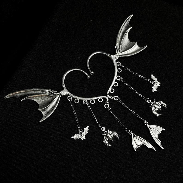 Bat wing ear cuff