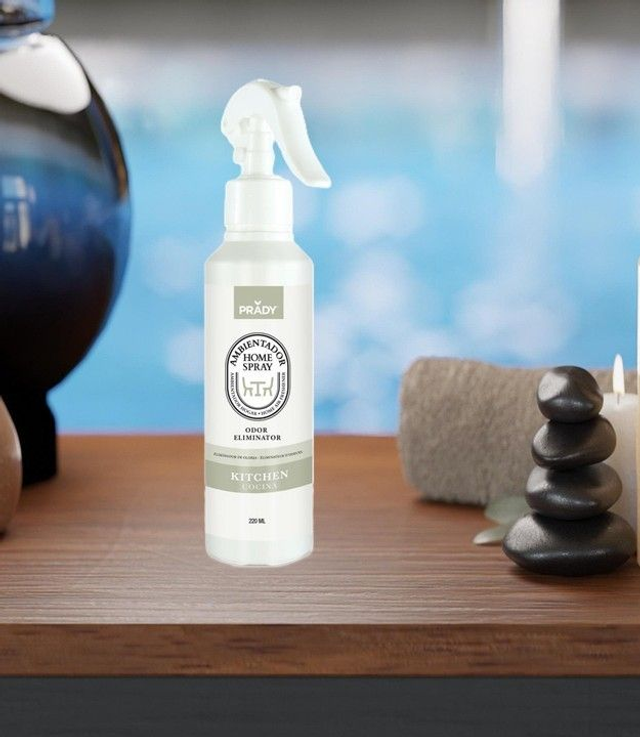 Spray d'ambiance multi-usage Prady " Neutralisateur d'odeurs spéciale Cuisine "