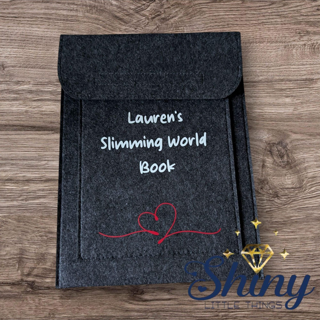 Personalised Felt Folder For Your Weigh In Book