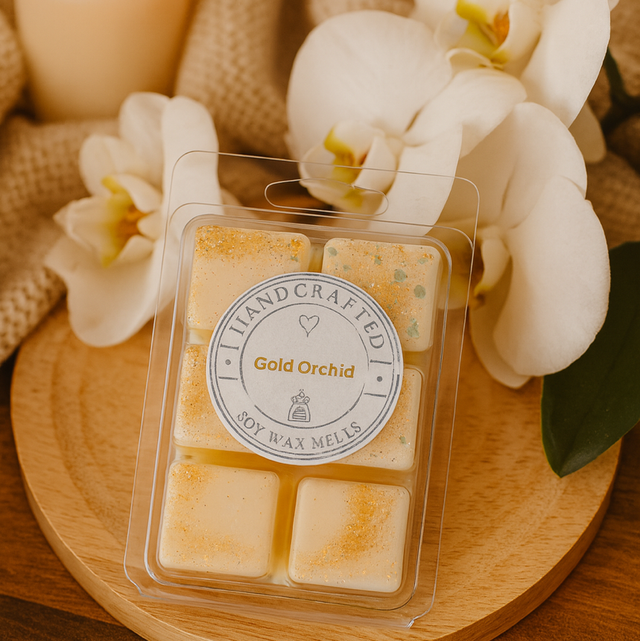 Gold Orchid wax melts 