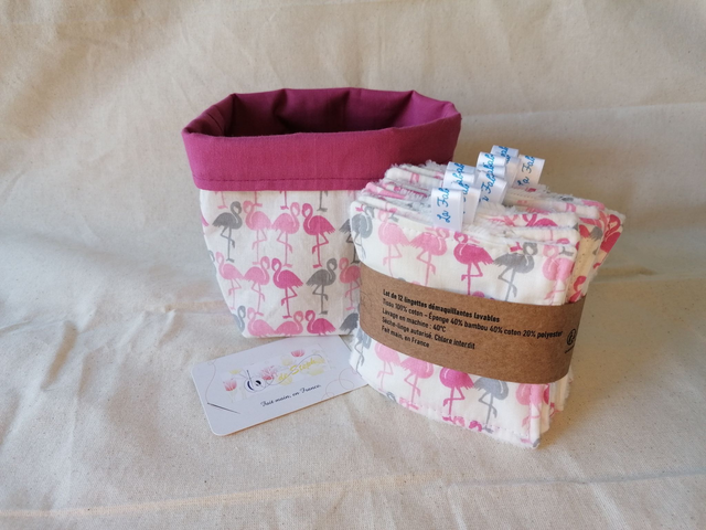 Lot de 12 lingettes démaquillantes