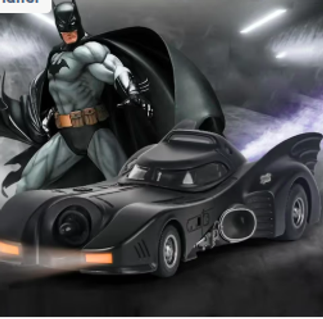 DieCast metalen model auto Batmobile 1989 (1:24)