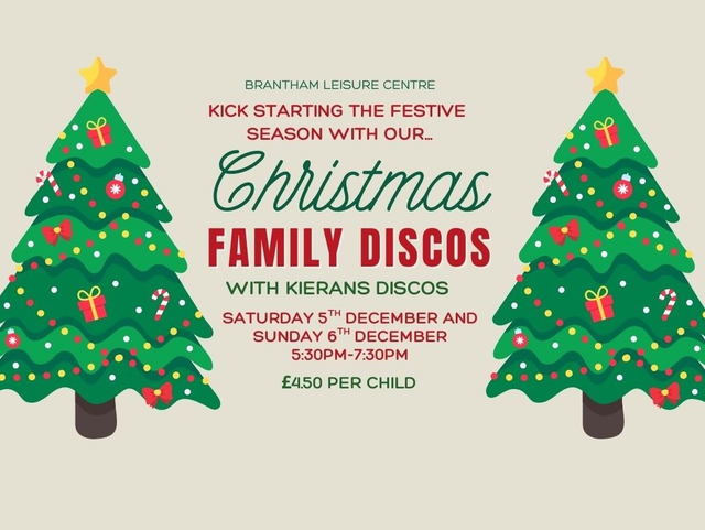 Christmas Disco - Saturday 5th and Sunday 6th December 2026