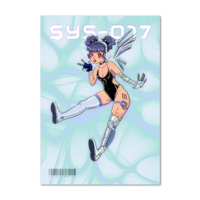 art print - SYS - 017 (from the cybergirl collection)