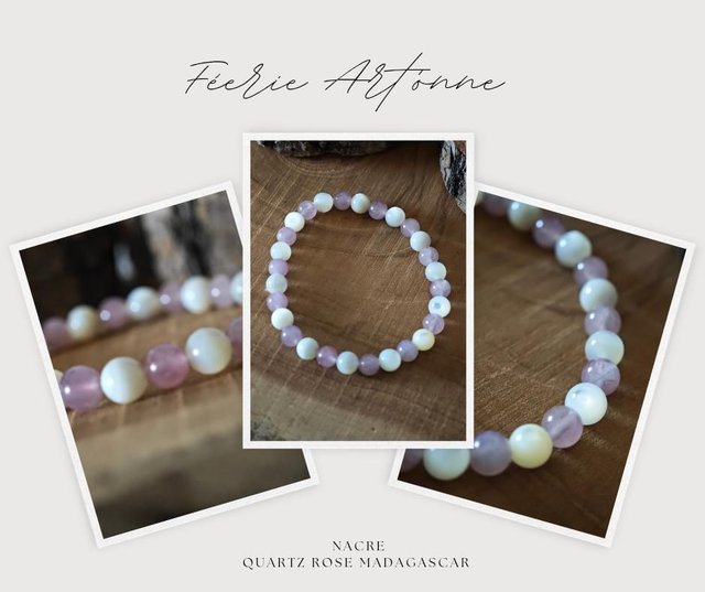 Nacre ~ Quartz rose Madagascar AAA 