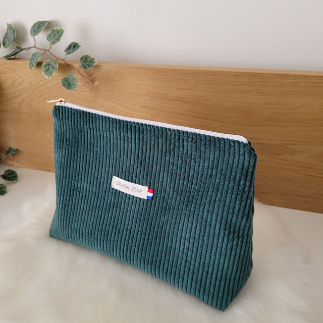 Trousse Margot vert sapin