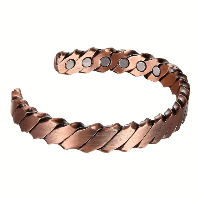 Bracelet Magnétique en Cuivre pour Femmes et Hommes,