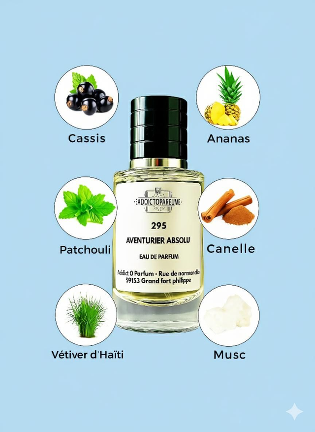 Addict O Parfum - 295
- Équivalent Absolu Aventus Creed 