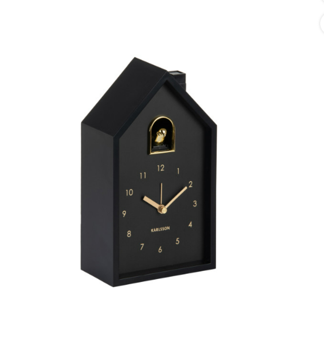 Alarm Clock Cuckoo BLACK