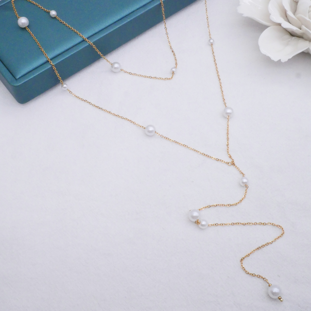 Collier de dos perle de nacre 